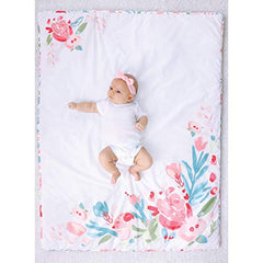 Trend Lab My Tiny Moments Painterly Floral Photo Op Fitted Crib Sheet