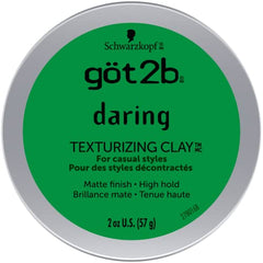 Schwarzkopf got2b Daring Texturizing Clay, 57 Grams