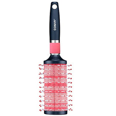 Conair Quick Smooth De-Poof Round Brush (55845WC), pink