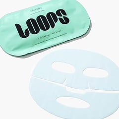 LOOPS CLEAN SLATE - Detoxifying Hydrogel Face Mask - Detoxify, Cleanse and Soothe When You Need It Most - Deeply Purifying and Super Hydrating - Minimizes the Look of Pores - 1 Pc