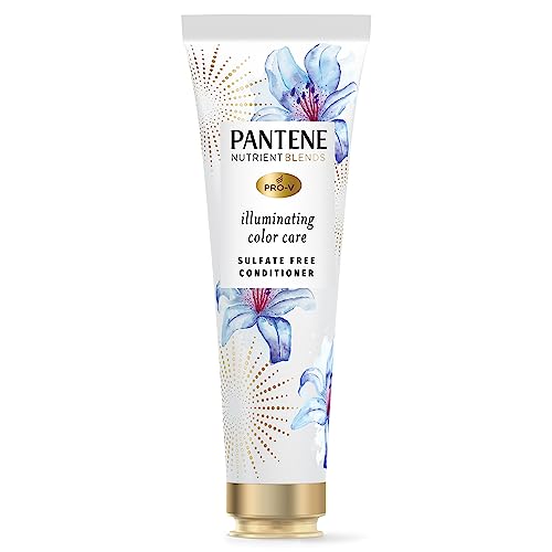 Pantene Nutrient Blends Illuminating Biotin Color Care Conditioner, Sulfate Free Color Protection, 237 Ml