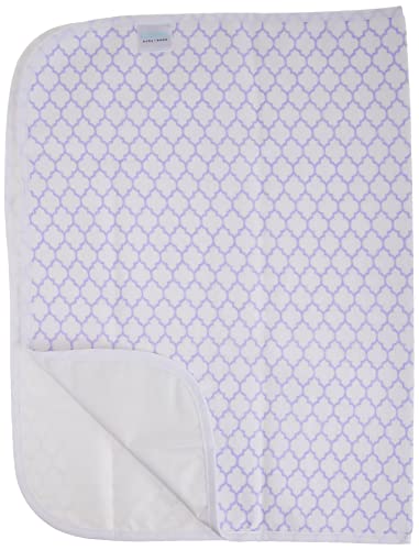 Kushies Deluxe Change Pad Terry, White/Lilac Ornament