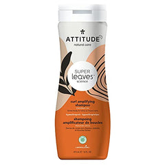 ATTITUDE Curl Amplifying Shampoo for Wavy and Curly Hair, EWG Verified, Plant- and Mineral-Based Ingredients, Vegan and Cruelty-free, Coconut Oil, 473 ml