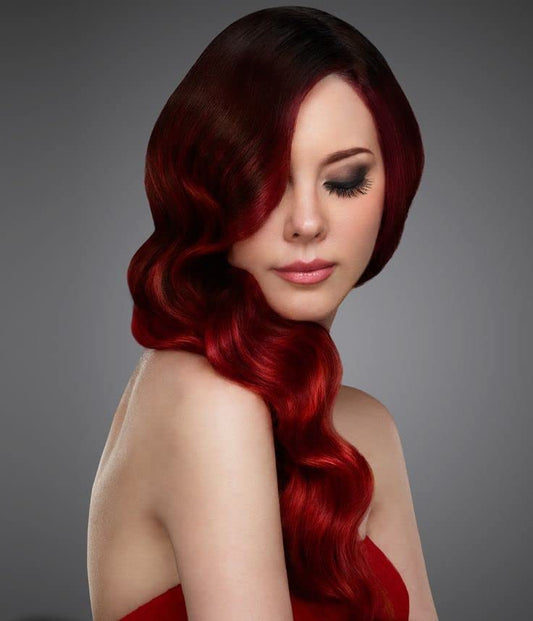 SPLAT Midnight Ruby Hair Dye – Dark Red Semi Permanent Hair Coloring Kit