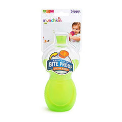 Munchkin Click Lock 9-Ounce Bite Proof Sippy Cup, Blue, Yellow, Green, Pink