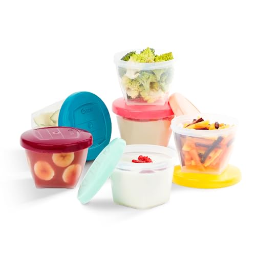 Babymoov Leak Proof Storage Bowls | BPA Free Containers With Lids, Ideal to Store Baby Food or Snacks for Toddlers (PICK YOUR SET SIZE)