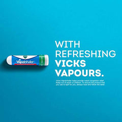 Vicks Vapoinhaler Nasal Decongestant with Soothing Vapors for Temporary Relief due to a Cold, Cold and Flu Medicine, 0.2 mL (Packaging May Vary)