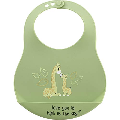 Precious Moments Love Giraffe Bib Baby Mealtime, Multi