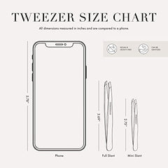 Tweezerman Mini Oval Slant and Point Combo, 0.800 Ounce