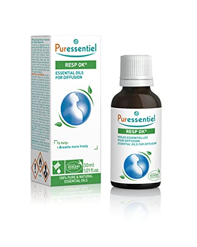 Puressentiel Essential Oils for Diffusion, Resp OK, 30 ml