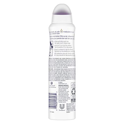 Dove Nourishing Secrets Antiperspirant Dry Spray Lavender Scent antibacterial odour protection 107 g