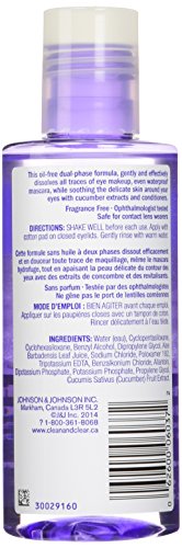 Clean & Clear Soothing Eye Make-Up Remover, 162ml