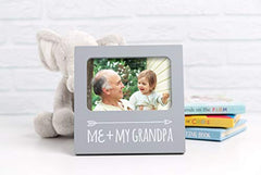 Kate & Milo Me & My Grandpa Frame, Best Grandpa Ever Gifts, Grandparent's Day, Grandfather Gifts, Father's Day, Gray