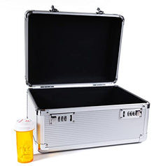 Medication Carrying Case - Large_Silver