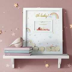 Baby Shower Guest Book Alternative - Boho Rainbow