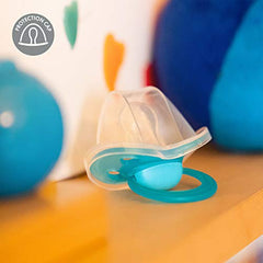 Medela Baby Pacifier | Day and Night Glow in the Dark | 18+ Months | 2-Pack, Lightweight | BPA-Free | Supports Natural Suckling | Eat Local and 24/7 Milkbar