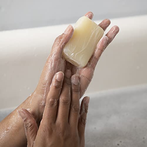 ATTITUDE Bath and Shower Body Soap Bar, EWG Verified and Plastic-free Body Care, Vegan and Cruelty-free, Sandalwood, 113 g