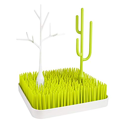 TOMY Boon Drying Rack Accessory, Twig and Poke (Pack of 2), White, green & white