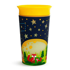 Munchkin-Miracle-360-Degree-Glow-in-The-Dark-Sippy-Cup,-9-Oz,-Camping,-Yellow