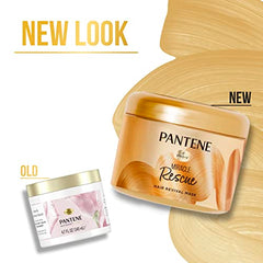 Pantene Hair Mask, Deep Conditioning Hair Mask for Dry Damaged Hair, Miracle Rescue, 190 mL Bronze,1