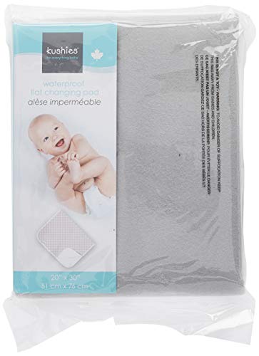 Kushies Baby Deluxe Change Pad, Grey Solid