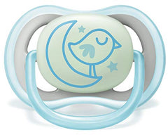 Philips Avent Ultra Air Nighttime Pacifier 6-18m, blue, 4 pack, SCF376/43