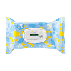 Klorane - Baby Gentle Body Wipes with Calendula - Normal to Dry Skin - Baby - Biodegradable - 70 wipes