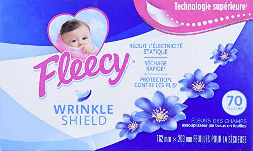 Fleecy Complete Fabric Softener Fabric Sheets Field Flower - Zecoya