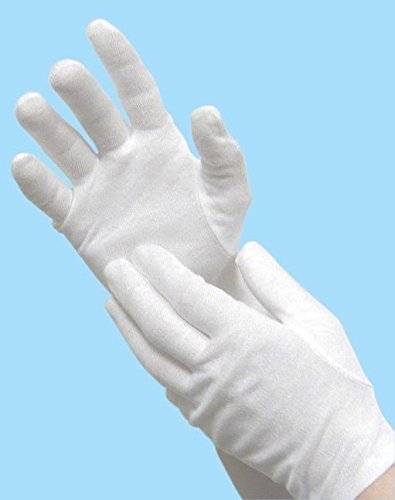 CARA Moisturizing Eczema Cotton Gloves, Extra Large, 24 Pair