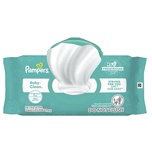 Pampers Baby Wipes, Complete Clean Fragrance Free, 1X Pop Top Pack, 72 Count