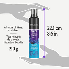 John Frieda Frizz Ease Curl Reviver Mousse Duo, for Curly and Wavy Hair | SLS/SLES Sulfate Free, Silicone Free, Paraben Free (Pack of 2)