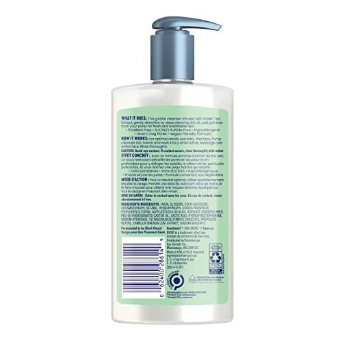 Bioré Clean Detox Gentle Face Cleanser Duo| Dermatologist Tested, Fragrance Free, Cruelty Free (Pack of 2)