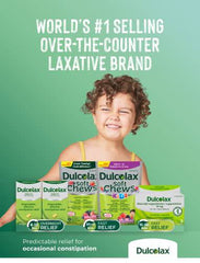 Dulcolax Soft Chews, Wild Berry, Dependable, Predictable, and Gentle, Laxatives for Fast Occasional Constipation Relief, Vegan, Stimulant-Free, Gluten-Free, For Kids Ages 4 & Over - 15 ct, Pink