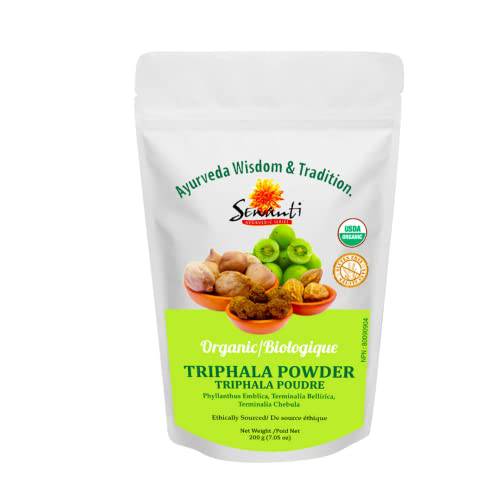 Organic Triphala Powder 200g/NPN 80090904/ Amalaki - Phyllanthus Emblica Bibhitaki - Terminalia Bellirica Haritaki - Terminalia Chebula