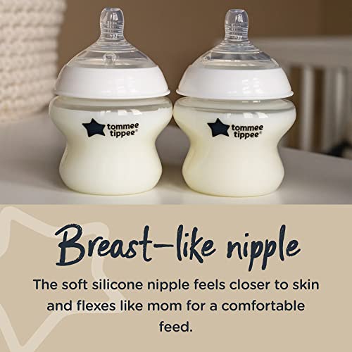 Tommee Tippee Closer to Nature Fiesta Fun Time Baby Feeding Bottles,  Anti-Colic Valve, Breast-like Nipple for Natural Latch, Slow Flow, BPA-Free  - 9