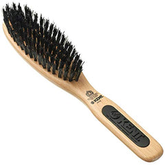 Kent natural shine Brush, Oval Head, Pure Bristle, 1 Count