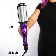 Bed Head Wave Artist Deep Waver - Combat Frizz and Add Massive Shine for Beachy Waves, Purple and Grey