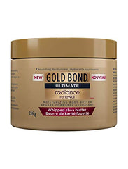 Gold Bond Ultimate Radiance Renewal Whipped Shea Butter, 226 g, For Ultra-Rich Hydration