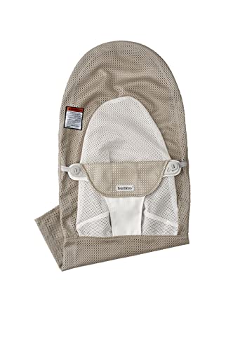 BabyBjörn Extra fabric seat for Bouncer Balance Soft, Mesh, Gray Beige/White