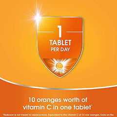 REDOXON Double Action Vitamin C and Zinc, Orange Effervescent Tablets