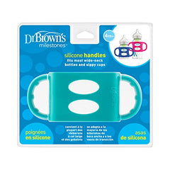 Dr. Brown's Milestones Silicone Handles for Wide Neck Bottles Turquoise