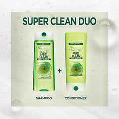 Garnier Fructis Pure Clean Zero Silicone Fortifying Shampoo for Normal to Oily Hair, with Citrus Extract, 650mL - Zecoya