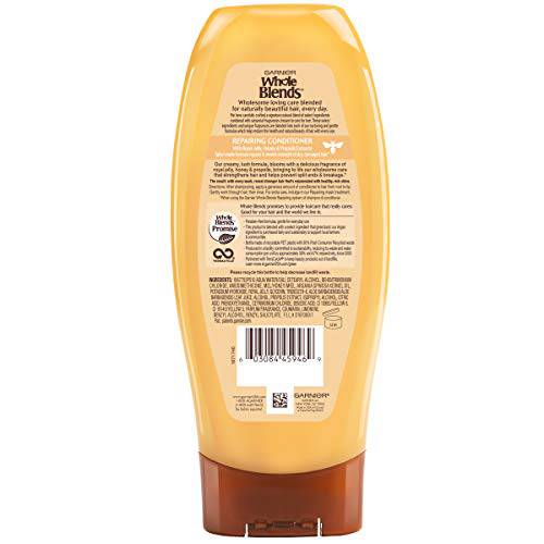 Garnier Whole Blends Honey Treasures Repairing Conditioner, 370 mL - Zecoya