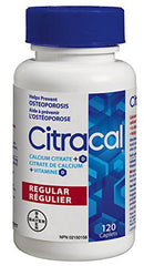 Citracal Calcium Citrate with Vitamin D Caplet, 120 count