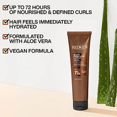 Redken Hair Treatment, All Soft Mega Curls Hydramelt, For Extremely Dry Hair, For Curly & Coily Hair, Ultra Moisturizing Hair Lotion, Enhances Shine, With Aloe Vera, 150 ML