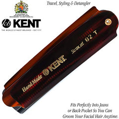 Kent The Hand Made Comb Fine 4 Inches Folding Pocket Comb 82T for Men By 0.13 Pounds