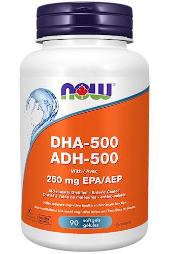 NOW Dha-500 Softgels, 1000mg, 90 Count