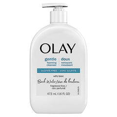 Olay Gentle Foaming Face Wash with Vitamin B3, Niacinamide and Birch Water, Fragrance-Free, 473 mL