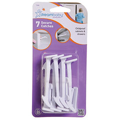 Dreambaby Secure Catches Safety Locks (Pack of 7)