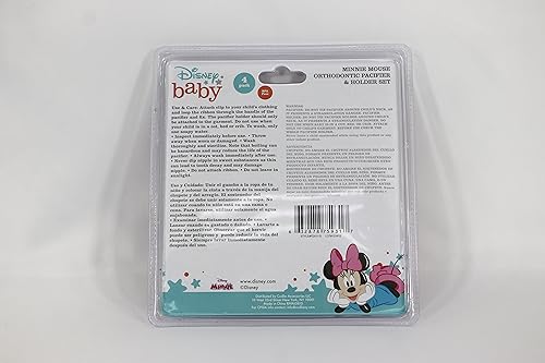 MINNIE 2 PACK PACIFIER AND 2 CLIPS